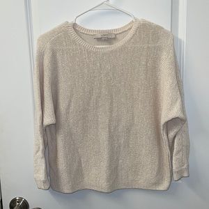 LOFT crop knit sweater in size medium